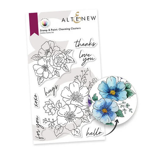 Altenew - Clear Photopolymer Stamps - Charming Clusters