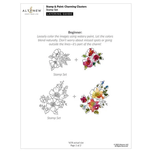 Altenew - Clear Photopolymer Stamps - Charming Clusters