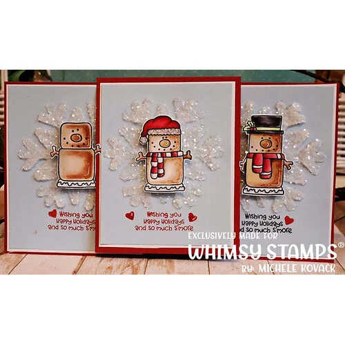 Whimsy Stamps - Clear Photopolymer Stamps - Smores