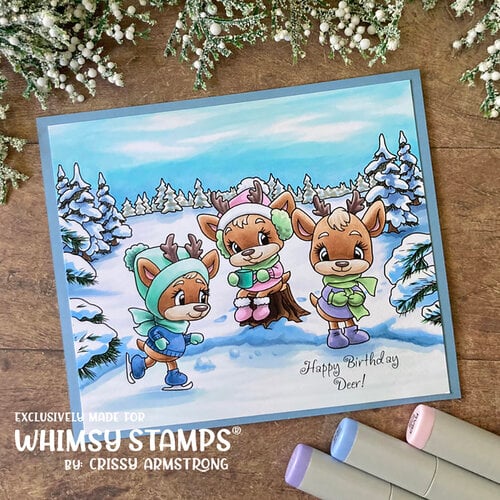 Whimsy Stamps - NoFuss Masks - Hello Deer 2 Whimsy Stamps - NoFuss Masks - Hello Deer