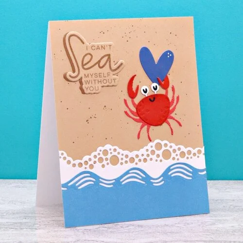 Scrapbook.com - Coastal Charm Bundle - Dies, Paper, and Stamps