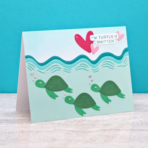 Scrapbook.com - Coastal Charm Bundle - Dies, Paper, and Stamps