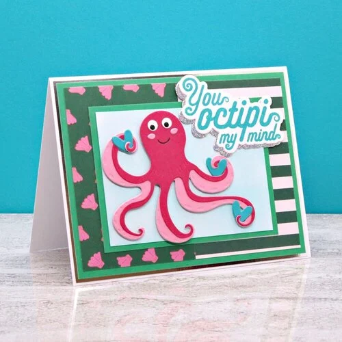 Scrapbook.com - Coastal Charm Bundle - Dies, Paper, and Stamps