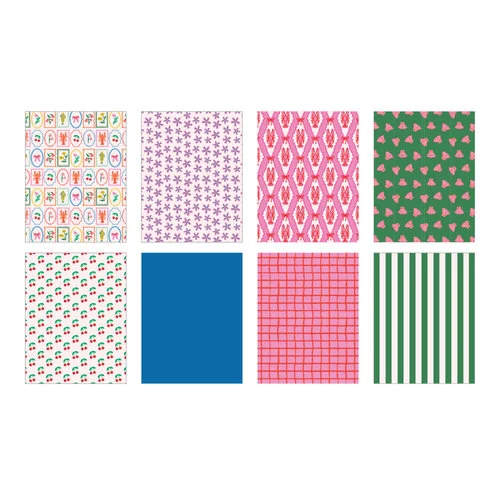 Scrapbook.com - Coastal Charm Bundle - Dies, Paper, and Stamps