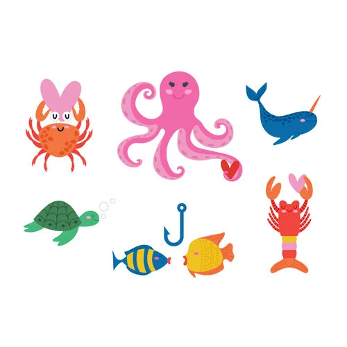 Scrapbook.com - Coastal Charm Bundle - Dies, Paper, and Stamps
