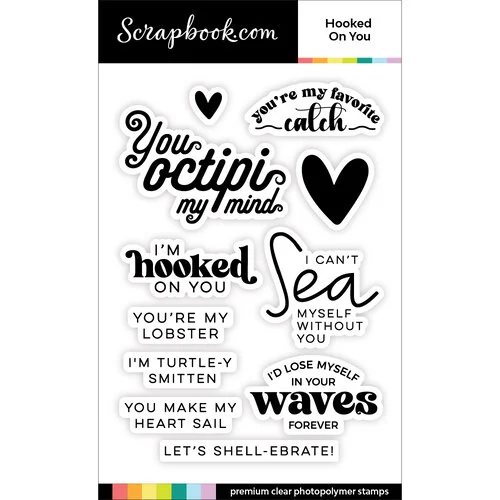 Scrapbook.com - Coastal Charm Bundle - Dies, Paper, and Stamps