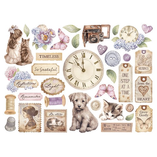 Stamperia - Quiet Days Collection - Assorted Die Cuts 2 Stamperia - Quiet Days Collection - Assorted Die Cuts