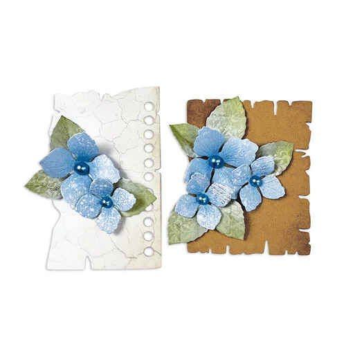 Stamperia - Quiet Days Collection - Dies - Notes and Flowers