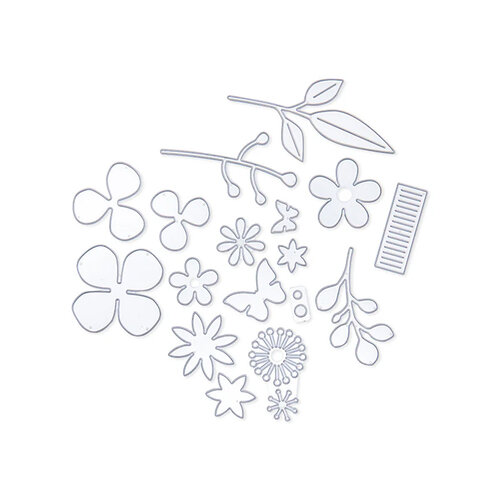 Sizzix - Big Shot Switch Plus Machine Die Cutting Bundle - Cherry Blossom - Magnetic Magic Mat