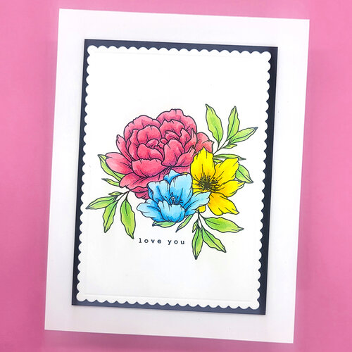 LDRS Creative - Untamed And Unfiltered Collection - Stencils - Bouquet Maker 3 LDRS Creative - Untamed And Unfiltered Collection - Stencils - Bouquet Maker