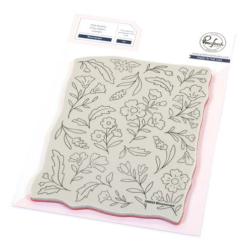 Pinkfresh Studio - Delicate Details Collection - Cling Mounted Rubber Stamps - Bloomscape 1 Pinkfresh Studio - Delicate Details Collection - Cling Mounted Rubber Stamps - Bloomscape