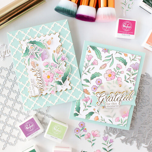 Pinkfresh Studio - Delicate Details Collection - Cling Mounted Rubber Stamps - Bloomscape 3 Pinkfresh Studio - Delicate Details Collection - Cling Mounted Rubber Stamps - Bloomscape