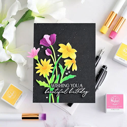 Pinkfresh Studio - Delicate Details Collection - Clear Photopolymer Stamps - On My Mind
