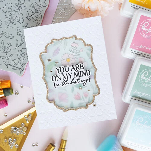 Pinkfresh Studio - Delicate Details Collection - Clear Photopolymer Stamps - On My Mind
