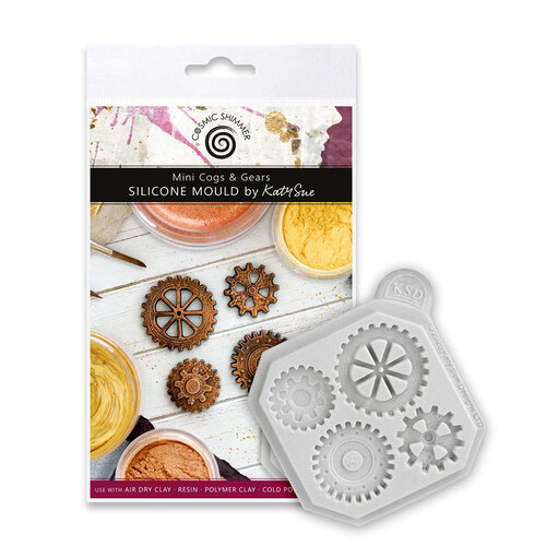 Cosmic Shimmer - Moulds - Mini Cogs & Gears 1 Cosmic Shimmer - Moulds - Mini Cogs & Gears