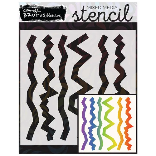 Brutus Monroe - Supplemental Collection - Stencils - Broken Waves 1 Brutus Monroe - Supplemental Collection - Stencils - Broken Waves