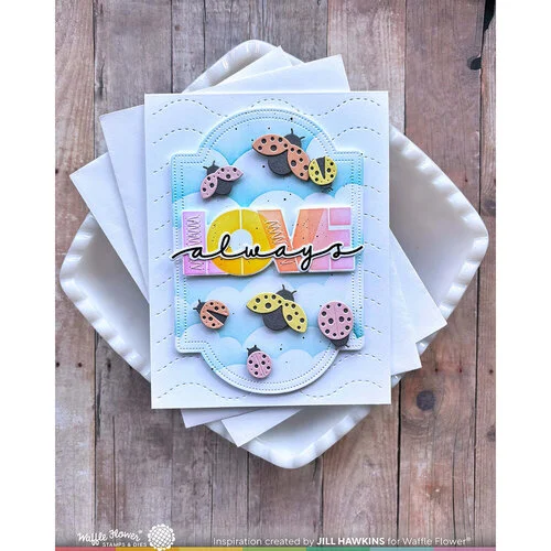 Waffle Flower Crafts - Craft Dies - Ladybug 2 Waffle Flower Crafts - Craft Dies - Ladybug