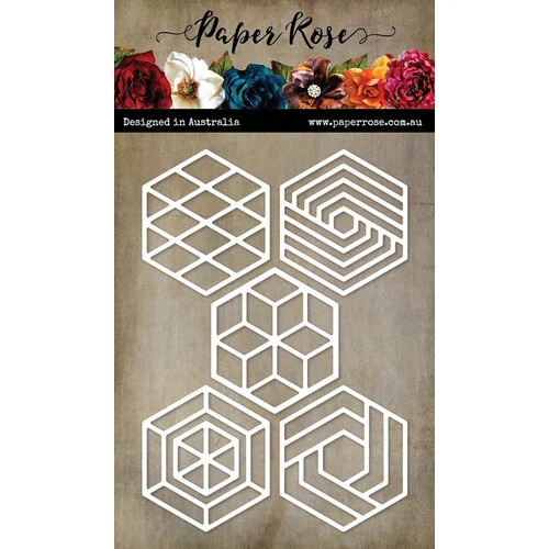 Paper Rose - Dies - Inch Hexies Set 1