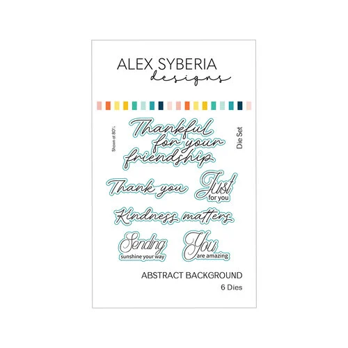 Alex Syberia Designs - Dies - Abstract Background