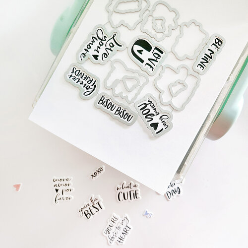 Catherine Pooler Designs - Crush On You Collection - Dies - More Amor Sentiments 2 Catherine Pooler Designs - Crush On You Collection - Dies - More Amor Sentiments