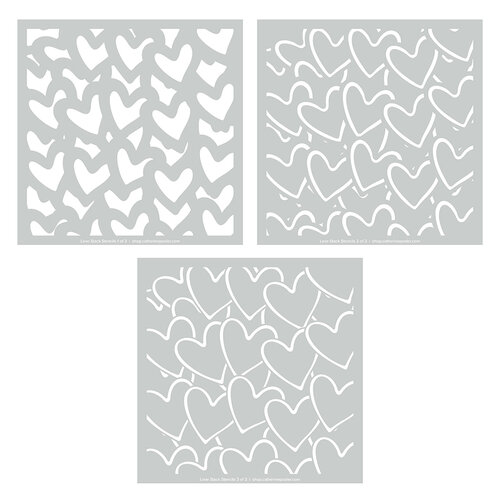 Catherine Pooler Designs - Crush On You Collection - Layered Stencils - Love Stack