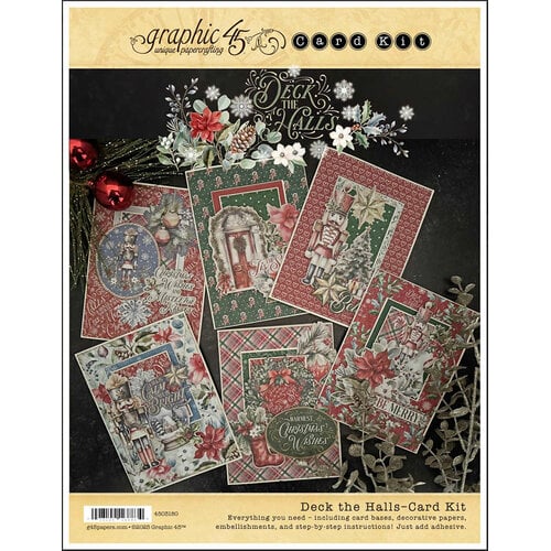 Graphic 45 - Deck The Halls Collection - Card Kits 1 Graphic 45 - Deck The Halls Collection - Card Kits