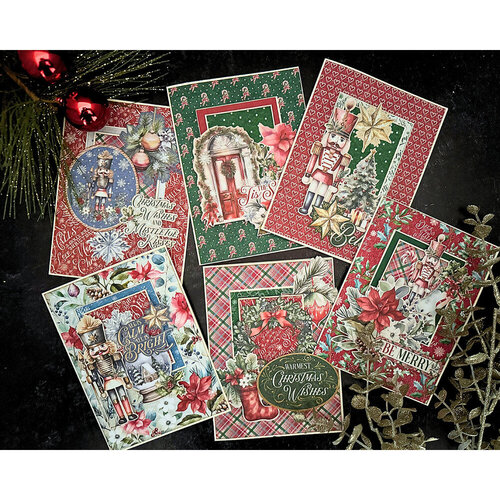 Graphic 45 - Deck The Halls Collection - Card Kits 4 Graphic 45 - Deck The Halls Collection - Card Kits