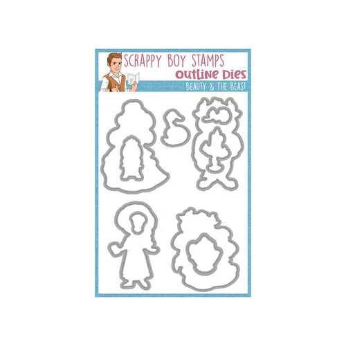 Scrappy Boy Stamps - Dies - Beauty & The Beast