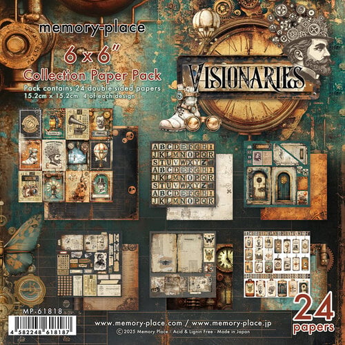 Memory Place - Visionaries Collection - 6 x 6 Collection Pack 1 Memory Place - Visionaries Collection - 6 x 6 Collection Pack