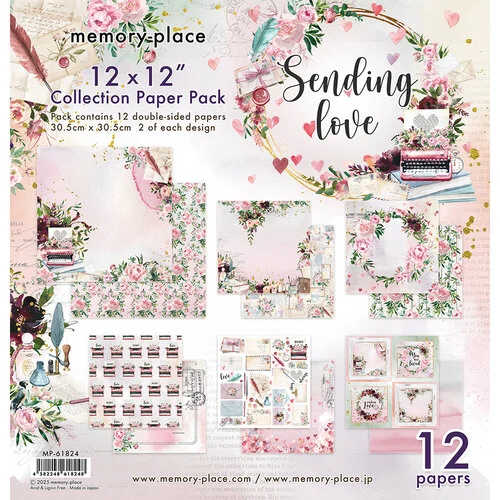Memory Place - Sending Love Collection - 12 x 12 Collection Pack
