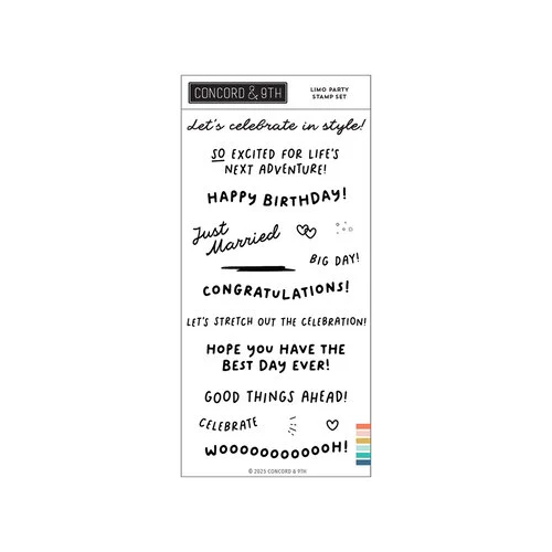 Concord and 9th - Clear Photopolymer Stamps - Limo Party 1 Concord and 9th - Clear Photopolymer Stamps - Limo Party