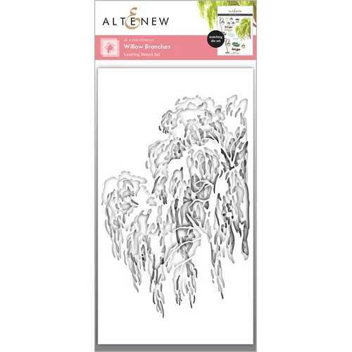 Altenew - Layering Stencils - 6 in 1 Set - Willow Branches