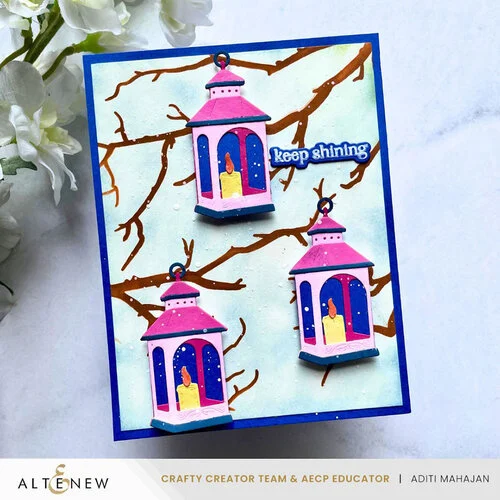 Altenew - Layering Dies - Decorative Lantern