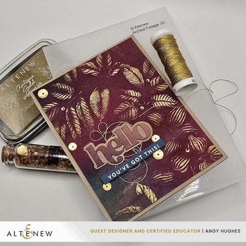 Altenew - Embossing Folder - 3D - Arched Foliage