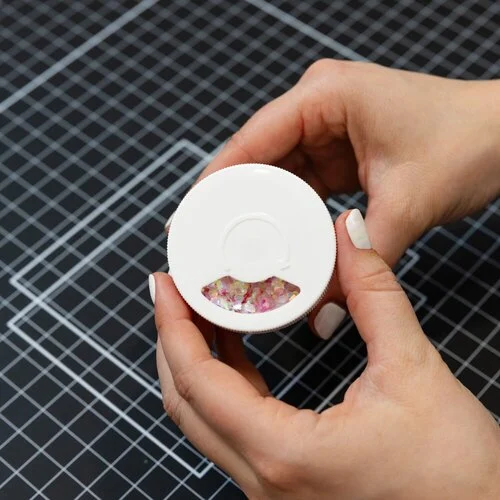 Scrapbook.com - Shimmer Flakes - Pinks - 2 oz Shaker Jars