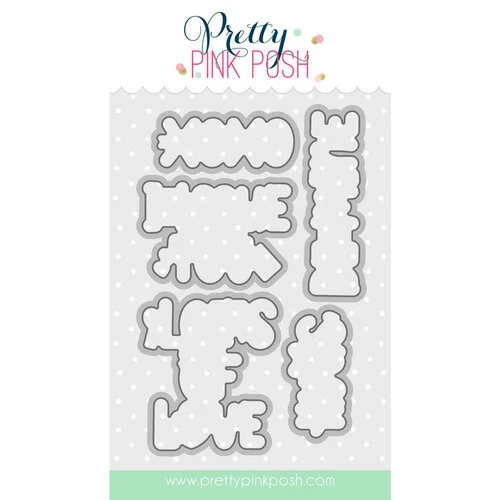 Pretty Pink Posh - Dies - Valentine Word Scenes