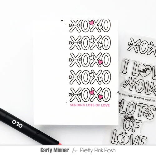 Pretty Pink Posh - Dies - Valentine Word Scenes