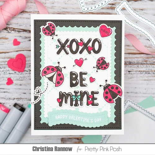 Pretty Pink Posh - Dies - Valentine Word Scenes