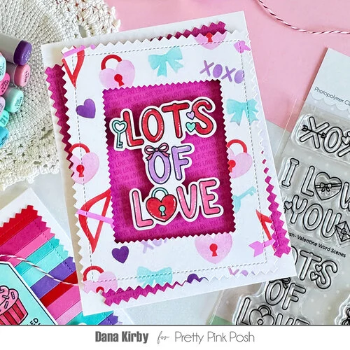 Pretty Pink Posh - Dies - Valentine Word Scenes
