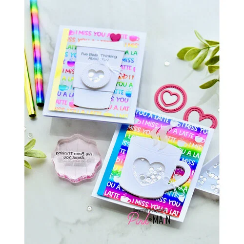 Pink and Main - CheerFoil Collection - Foilables Panels - A Latte Notes