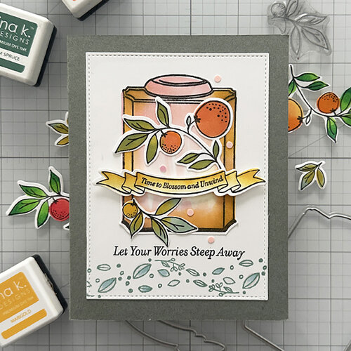 Gina K Designs - Stencils - Simplici-Tea and Joy 3 Gina K Designs - Stencils - Simplici-Tea and Joy
