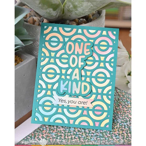 Waffle Flower Crafts - Stencils - Happy Circles 7 Waffle Flower Crafts - Stencils - Happy Circles