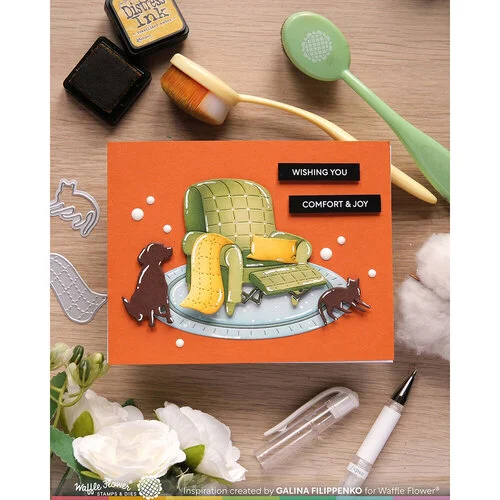 Waffle Flower Crafts - Craft Dies - Cozy Spot 2 Waffle Flower Crafts - Craft Dies - Cozy Spot