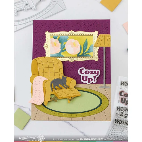 Waffle Flower Crafts - Craft Dies - Cozy Spot 3 Waffle Flower Crafts - Craft Dies - Cozy Spot