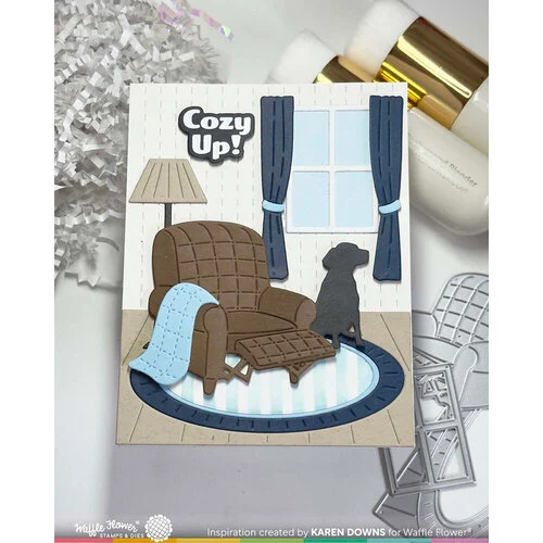 Waffle Flower Crafts - Craft Dies - Cozy Spot 5 Waffle Flower Crafts - Craft Dies - Cozy Spot