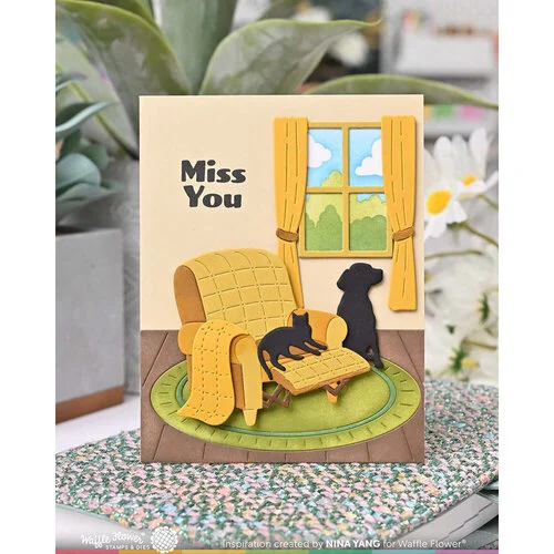 Waffle Flower Crafts - Craft Dies - Cozy Spot 6 Waffle Flower Crafts - Craft Dies - Cozy Spot