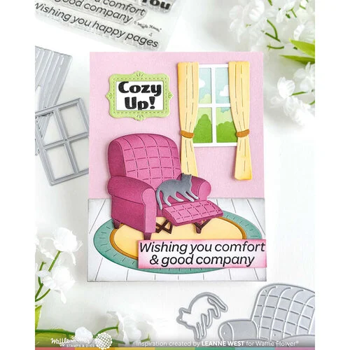 Waffle Flower Crafts - Craft Dies - Cozy Spot 8 Waffle Flower Crafts - Craft Dies - Cozy Spot