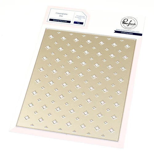 Pinkfresh Studio - Artful Foundations Collection - Dies - Dazzling Diamonds Coverplate