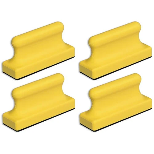 Glassboard Studio - MegaPawn Neodymium Magnet - Sunshine Yellow - 4 Pack 1 Glassboard Studio - MegaPawn Neodymium Magnet - Sunshine Yellow - 4 Pack