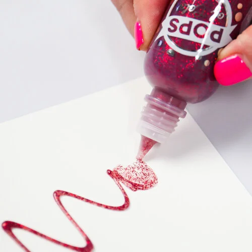 Scrapbook.com - Pops of Color - Glitter - Ruby - 1oz